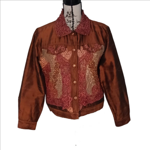 COLDWATER CREEK EMBELLISHED BLAZER